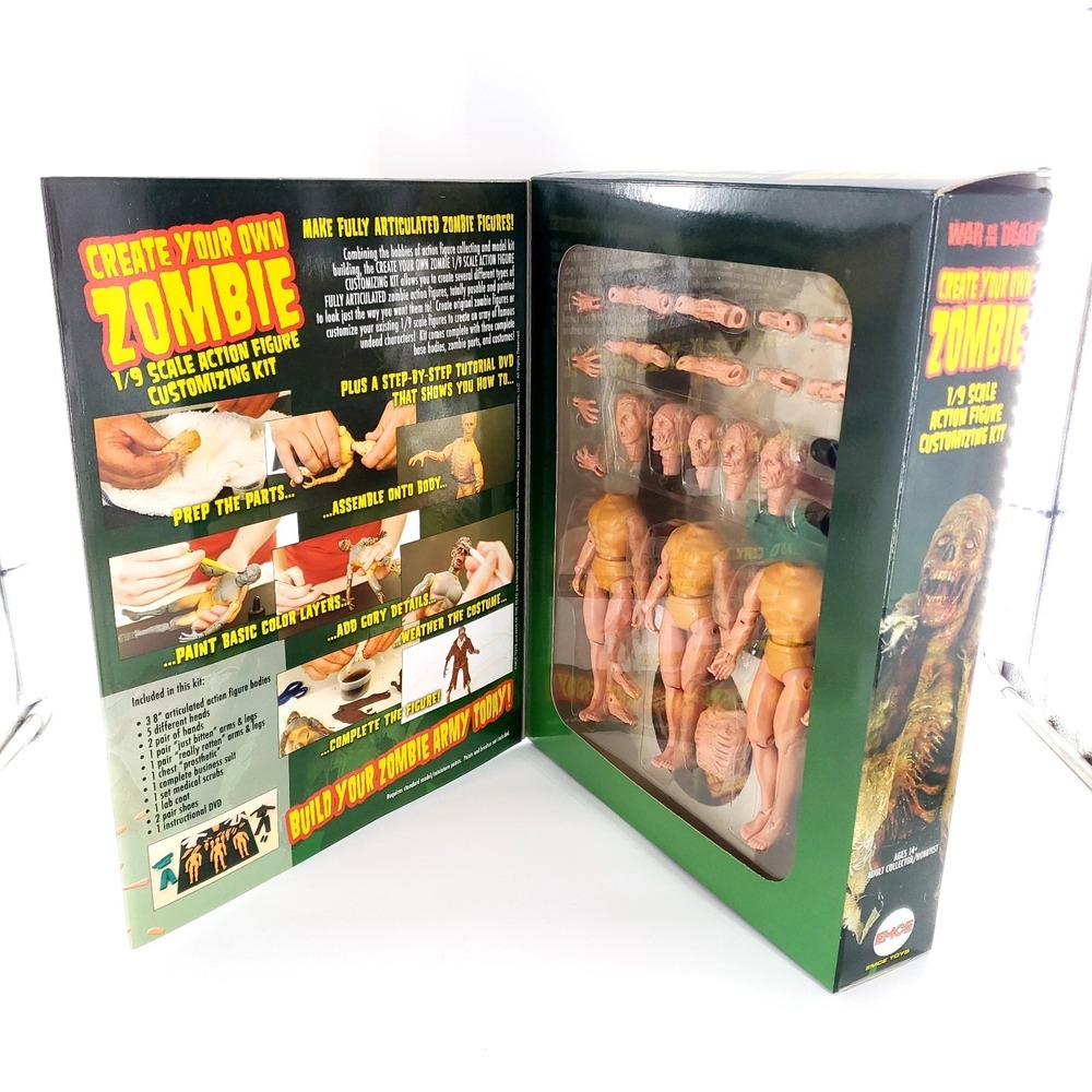 War of the Dead Create Your Own Zombie 1/9 Scale Figures Brand New Open Box - Picture 5 of 13